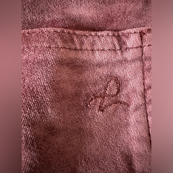 DL1961 MARGAUX Mid-Rise Instasculpt  Ankle Skinny Fervid Velvet Pant Size 26 - Picture 6 of 15